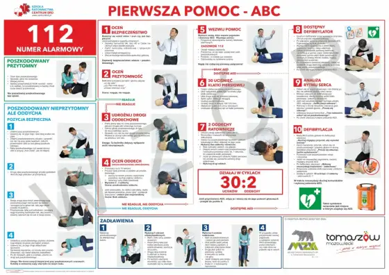 Pierwsza pomoc przedmedyczna - co zrobić krok po kroku